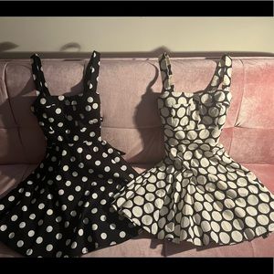 Size small. Polka dot Puffy dresses